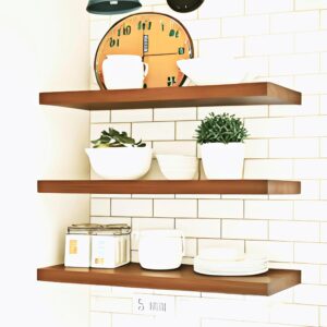 Floating Shelves and Wall-Mounted Storage